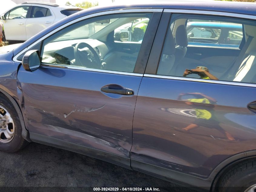 2014 Honda Cr-V Lx VIN: 3CZRM3H39EG702665 Lot: 39242029