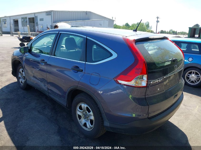 2014 Honda Cr-V Lx VIN: 3CZRM3H39EG702665 Lot: 39242029