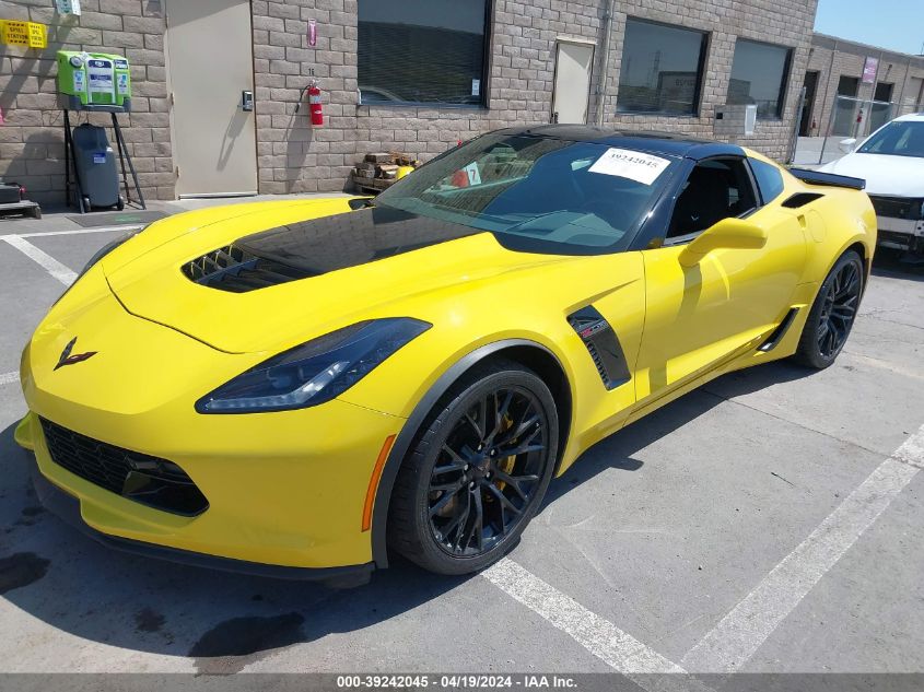 2016 Chevrolet Corvette Z06 VIN: 1G1YU2D69G5607456 Lot: 39242045