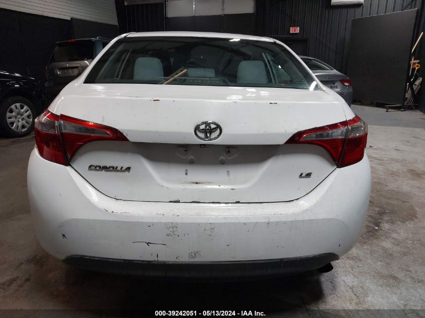 2015 Toyota Corolla Le VIN: 2T1BURHE9FC379905 Lot: 39242051