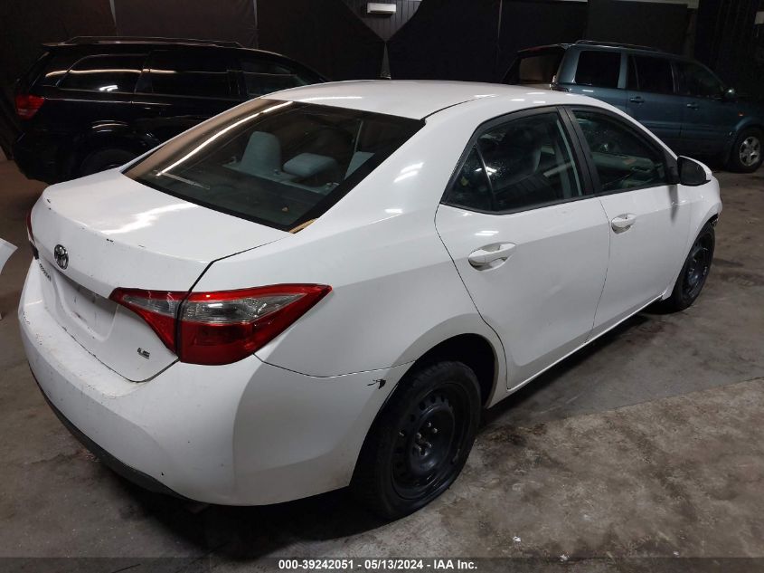 2015 Toyota Corolla Le VIN: 2T1BURHE9FC379905 Lot: 39242051