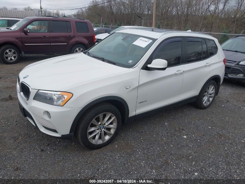 2013 BMW X3 xDrive28I VIN: 5UXWX9C50D0A08995 Lot: 39242057