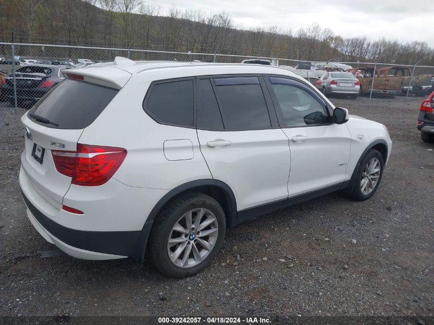 2013 BMW X3 xDrive28I VIN: 5UXWX9C50D0A08995 Lot: 39242057