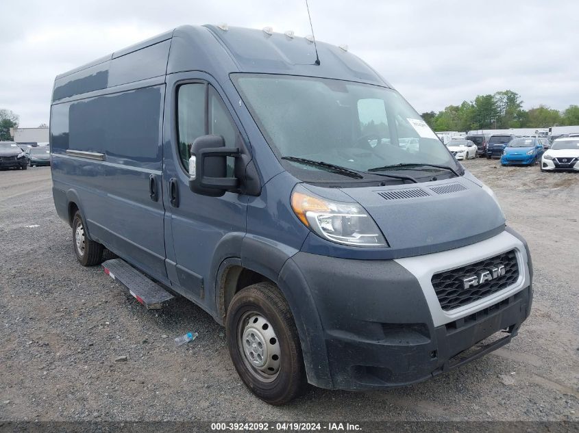 2020 Ram Promaster 3500 Cargo Van High Roof 159 Wb Ext VIN: 3C6URVJG4LE117387 Lot: 39242092