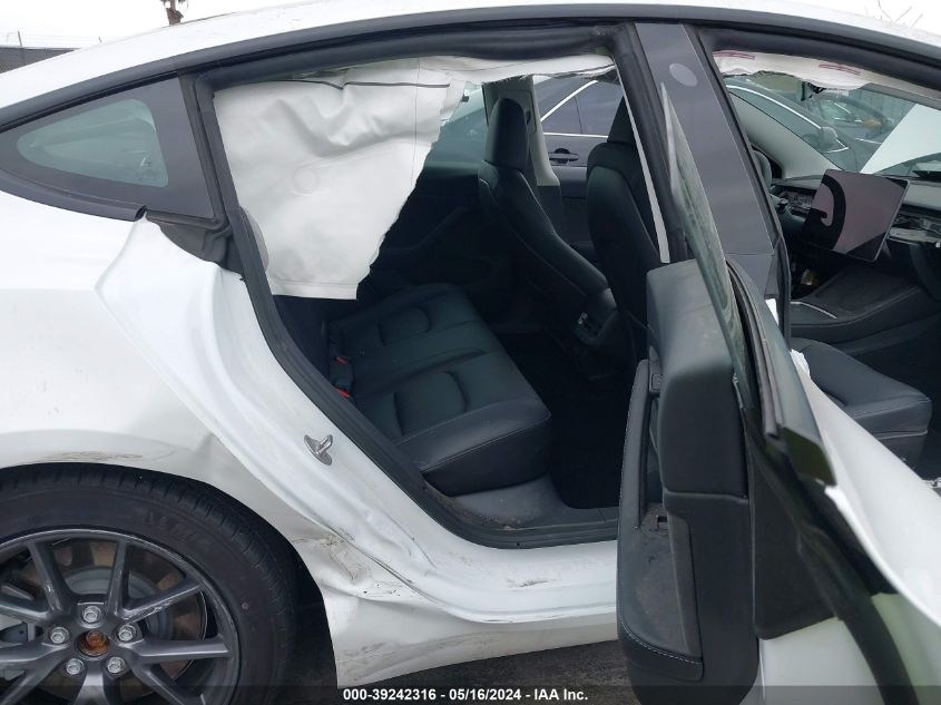 2023 Tesla Model 3 Rear-Wheel Drive VIN: 5YJ3E1EA9PF561217 Lot: 39242316