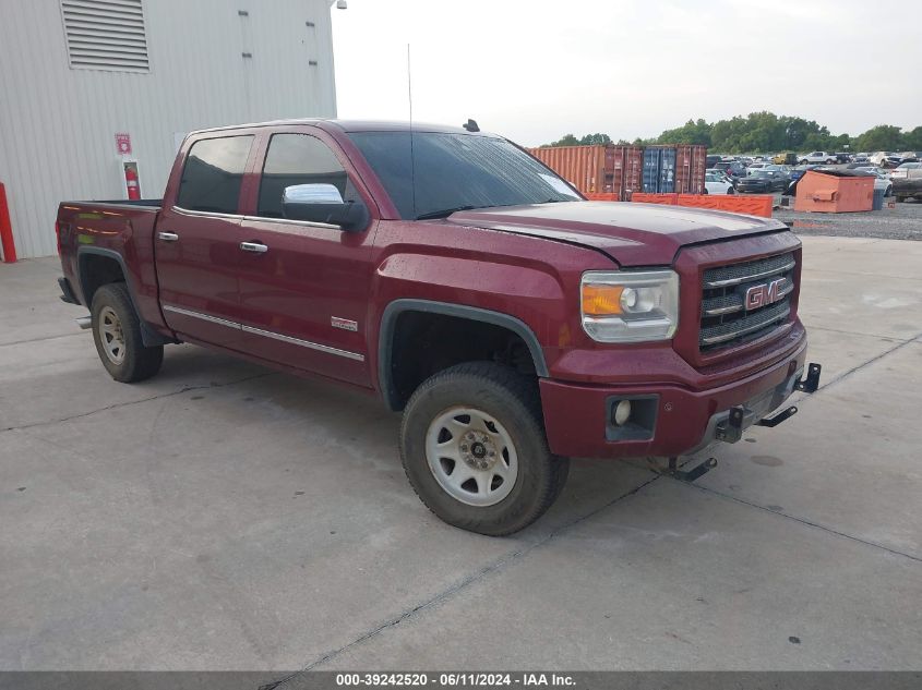 2014 GMC Sierra 1500 Slt VIN: 3GTU2VEC1EG470858 Lot: 39242520