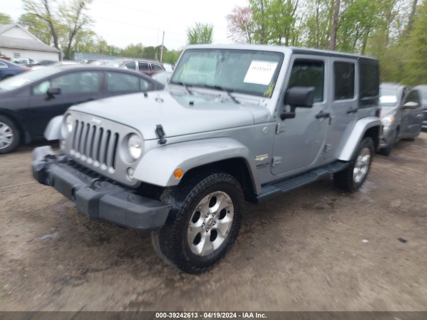 2015 Jeep Wrangler Unlimited Sahara VIN: 1C4BJWEGXFL704308 Lot: 39242613
