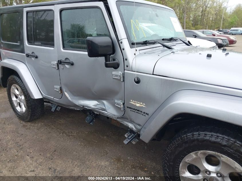 2015 Jeep Wrangler Unlimited Sahara VIN: 1C4BJWEGXFL704308 Lot: 39242613