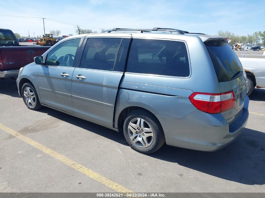 2007 Honda Odyssey Ex-L VIN: 5FNRL38717B024238 Lot: 39242621