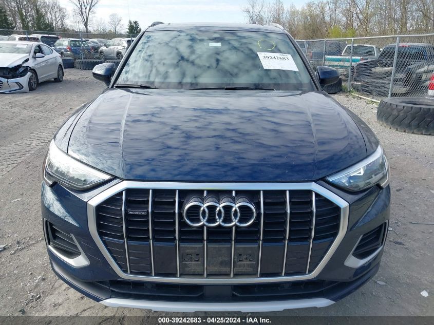 2020 Audi Q3 Premium 45 Tfsi Quattro Tiptronic VIN: WA1AECF32L1113630 Lot: 39242683