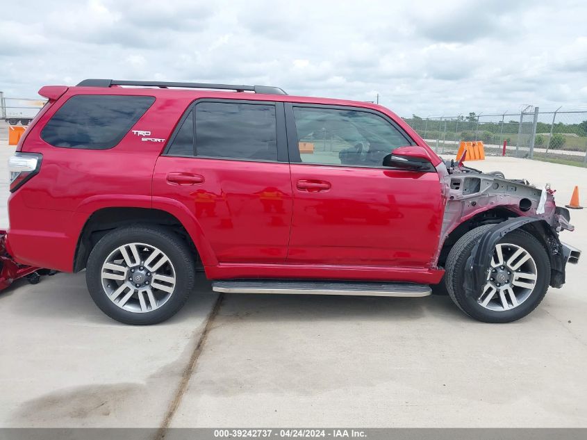 2022 Toyota 4Runner Trd Sport VIN: JTEAU5JR8N5276581 Lot: 39242737