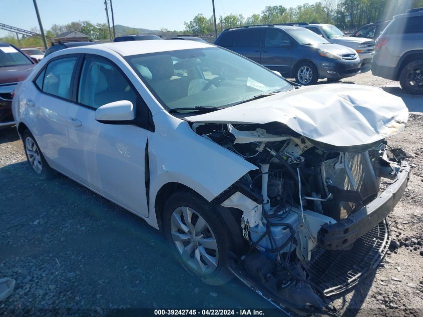 2015 Toyota Corolla Le VIN: 2T1BURHEXFC255495 Lot: 39242745