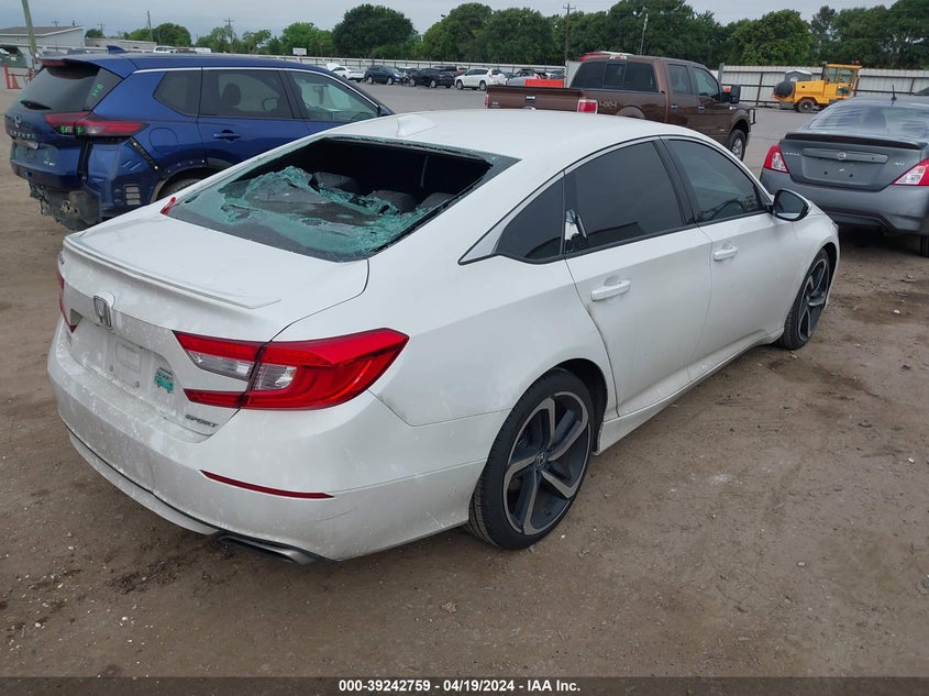 VIN 1HGCV1F32KA032534 2019 HONDA ACCORD SPORT