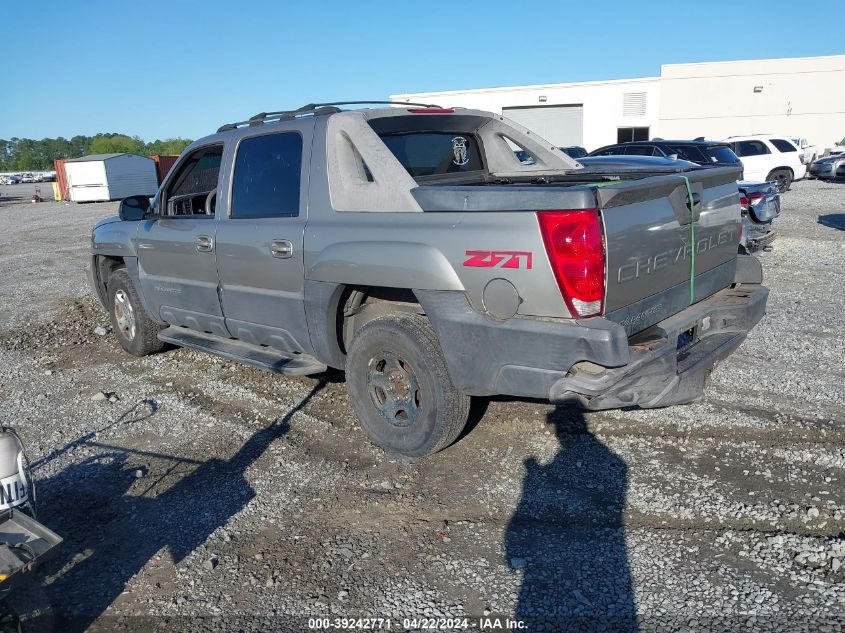 2003 Chevrolet Avalanche 1500 VIN: 3GNEK13T43G128695 Lot: 39242771