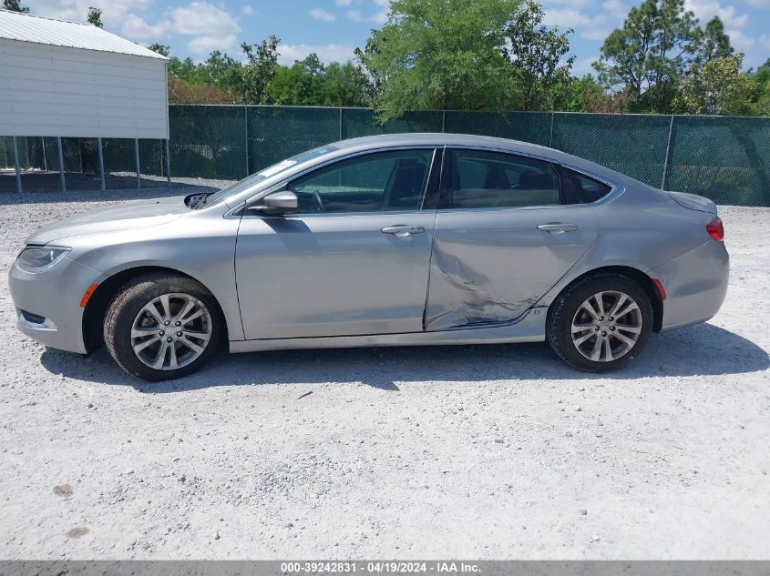 2016 Chrysler 200 Limited VIN: 1C3CCCAB9GN166430 Lot: 39242831