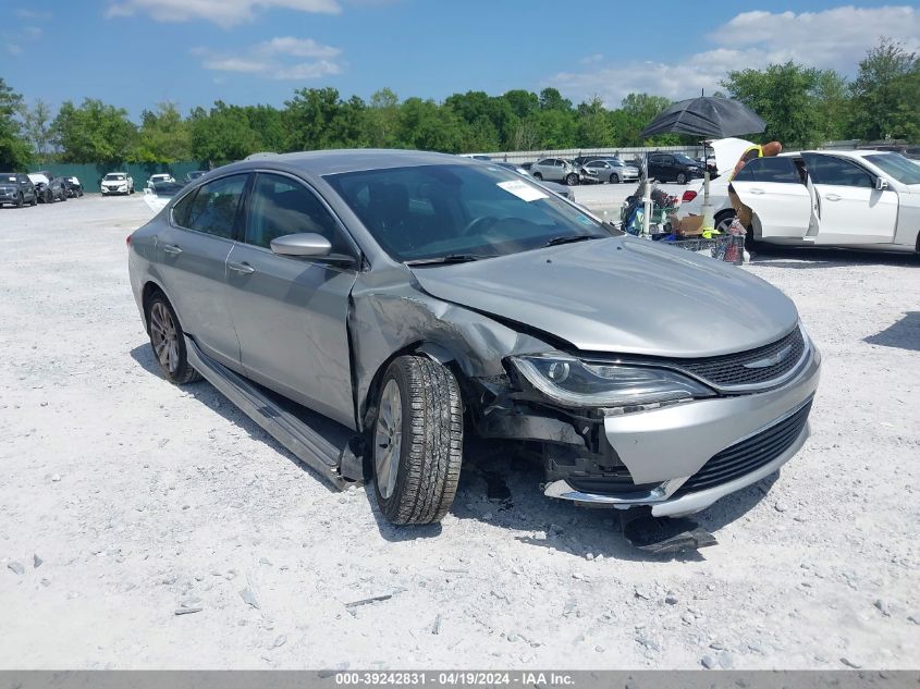 2016 Chrysler 200 Limited VIN: 1C3CCCAB9GN166430 Lot: 39242831