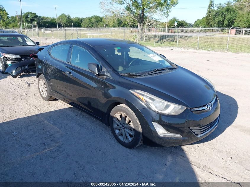 2014 Hyundai Elantra Se VIN: KMHDH4AE2EU066458 Lot: 39242835