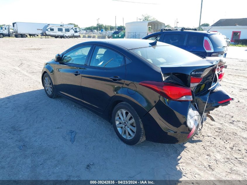 2014 Hyundai Elantra Se VIN: KMHDH4AE2EU066458 Lot: 39242835