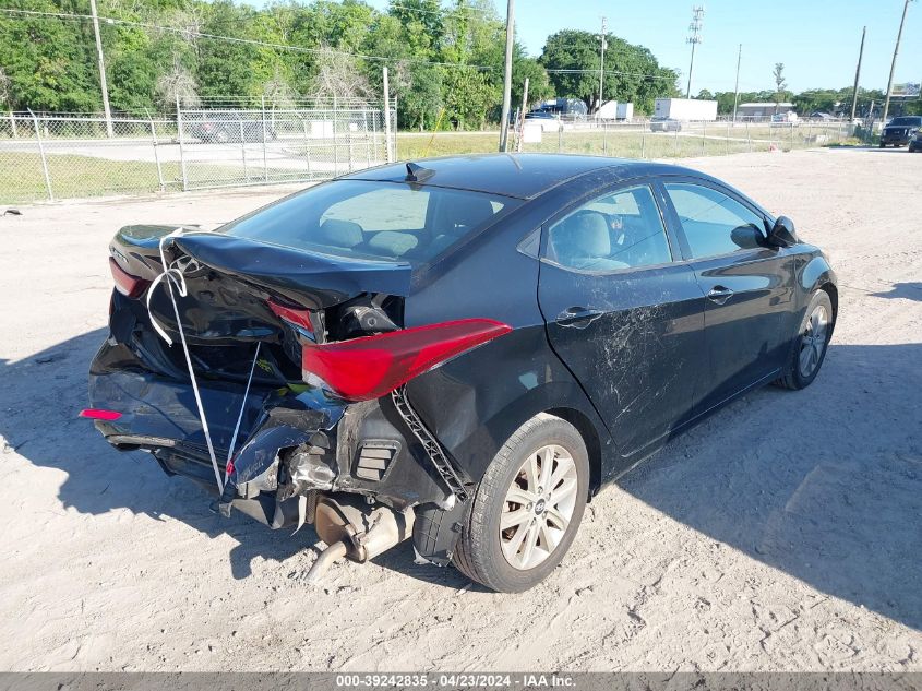 2014 Hyundai Elantra Se VIN: KMHDH4AE2EU066458 Lot: 39242835