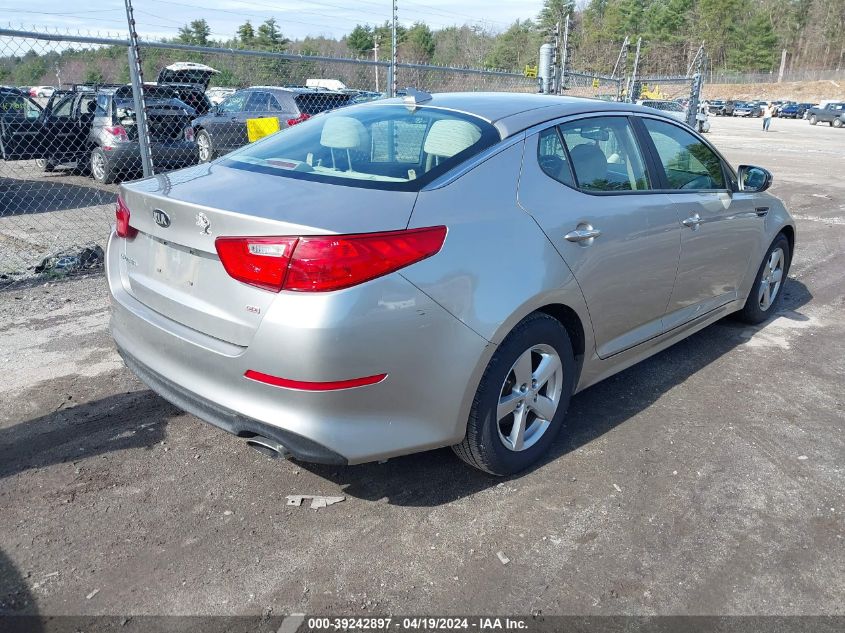 KNAGM4A74F5571599 | 2015 KIA OPTIMA