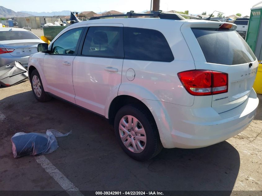 2015 Dodge Journey Se VIN: 3C4PDCAB2FT695047 Lot: 39242901