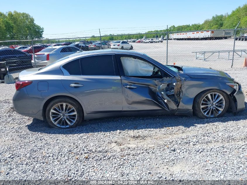 2018 Infiniti Q50 3.0T Luxe VIN: JN1EV7AR6JM430223 Lot: 39242963