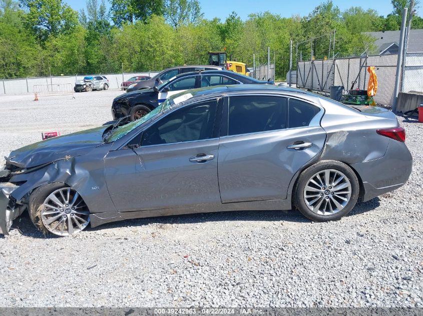 2018 Infiniti Q50 3.0T Luxe VIN: JN1EV7AR6JM430223 Lot: 39242963