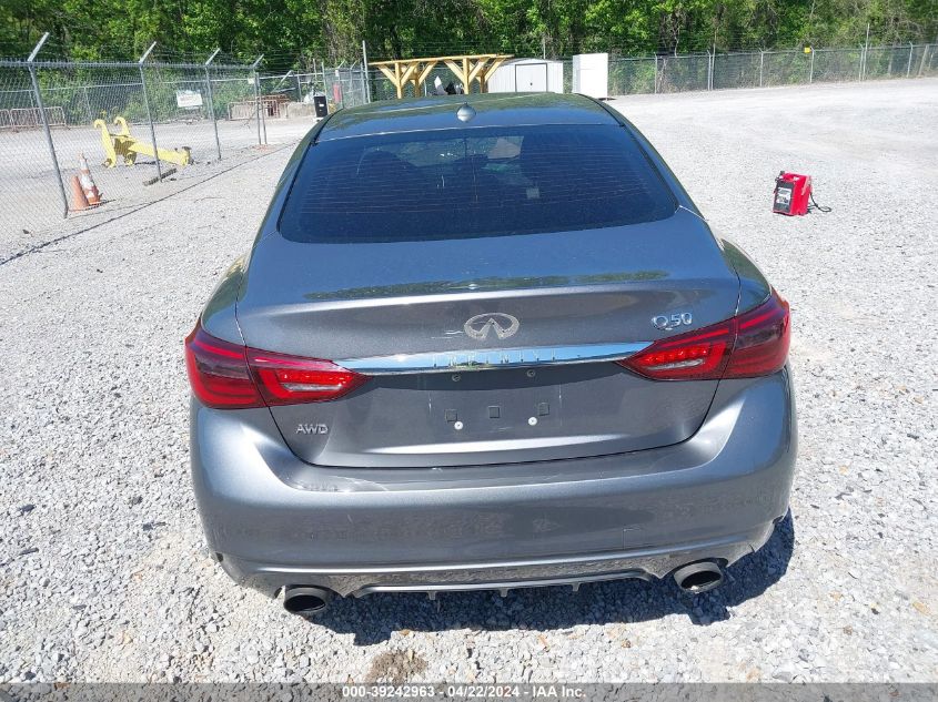 2018 Infiniti Q50 3.0T Luxe VIN: JN1EV7AR6JM430223 Lot: 39242963
