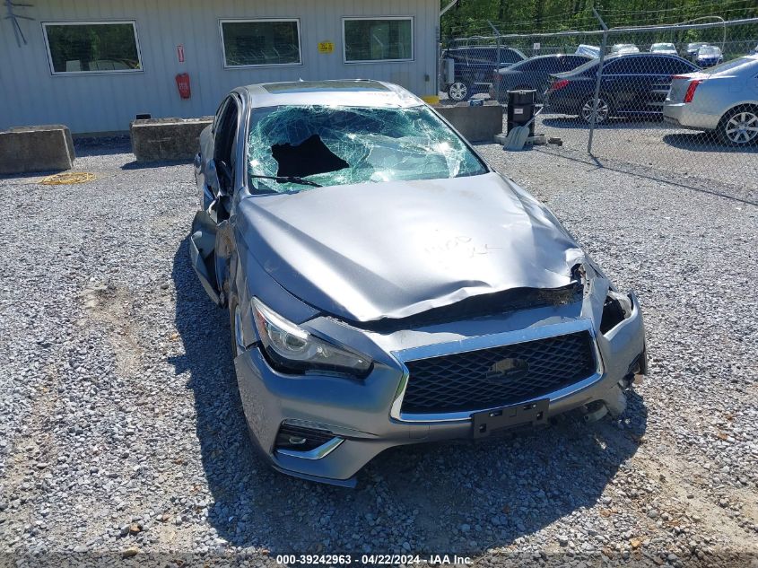 2018 Infiniti Q50 3.0T Luxe VIN: JN1EV7AR6JM430223 Lot: 39242963