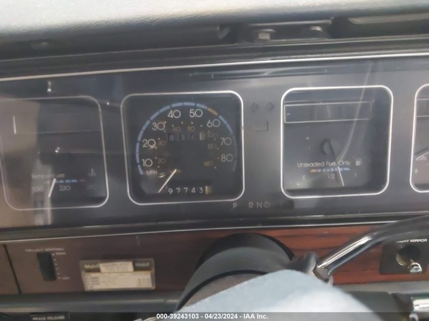 1990 Chevrolet Caprice Classic Brougham VIN: 1G1BU54E0LR105193 Lot: 39243103