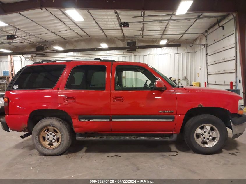 2001 Chevrolet Tahoe Lt VIN: 1GNEK13T81J114097 Lot: 39243128