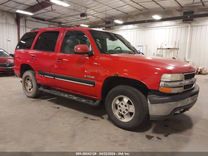 2001 Chevrolet Tahoe Lt VIN: 1GNEK13T81J114097 Lot: 39243128