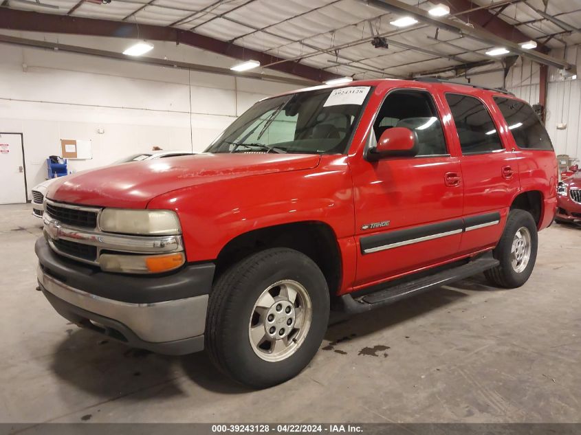 2001 Chevrolet Tahoe Lt VIN: 1GNEK13T81J114097 Lot: 39243128