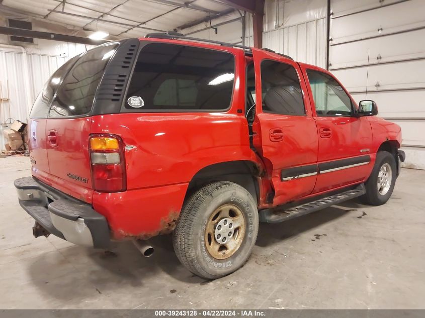 2001 Chevrolet Tahoe Lt VIN: 1GNEK13T81J114097 Lot: 39243128