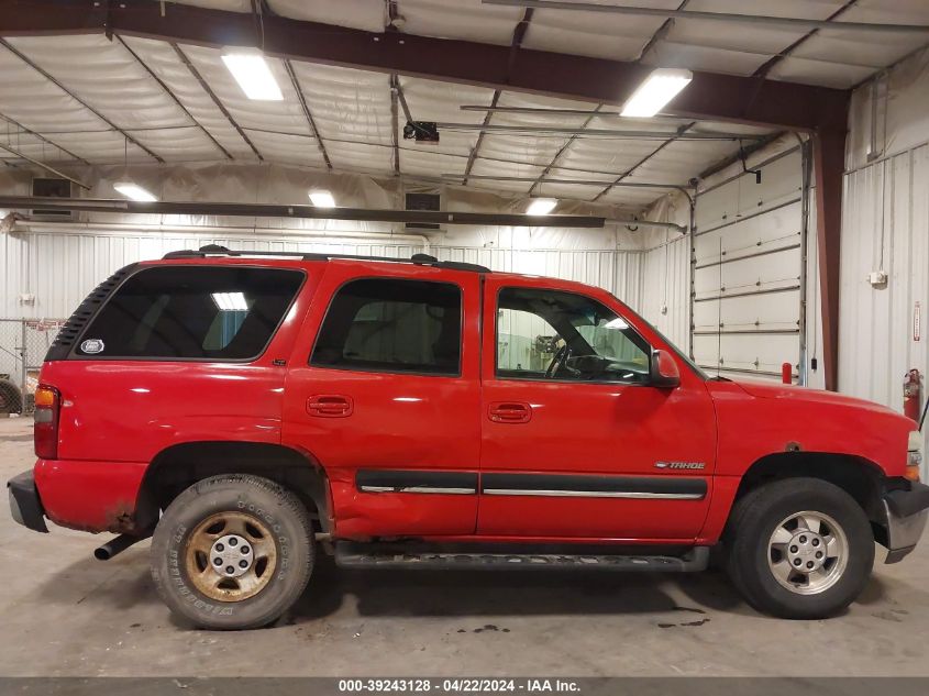 2001 Chevrolet Tahoe Lt VIN: 1GNEK13T81J114097 Lot: 39243128