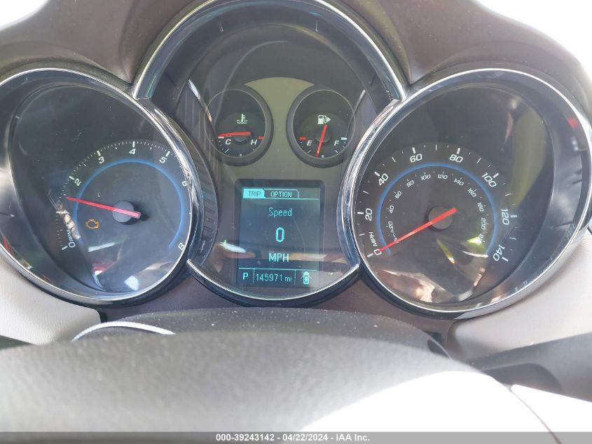 2013 Chevrolet Cruze 2Lt Auto VIN: 1G1PE5SB0D7100388 Lot: 39243142