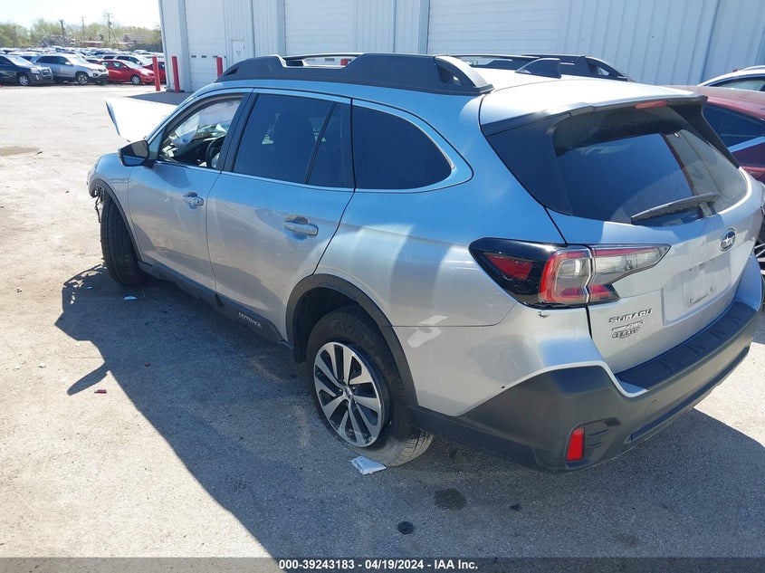 2022 SUBARU OUTBACK 2.5L H4 FI DOHC 16V (VIN: 4S4BTAFC7N3168677