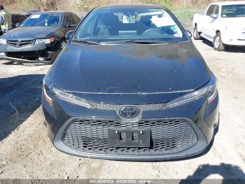 2022 Toyota Corolla Le VIN: JTDEPMAE2NJ229994 Lot: 39243226