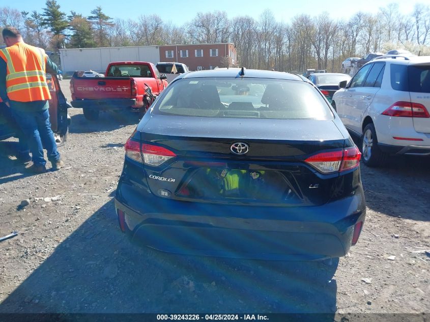 2022 Toyota Corolla Le VIN: JTDEPMAE2NJ229994 Lot: 39243226