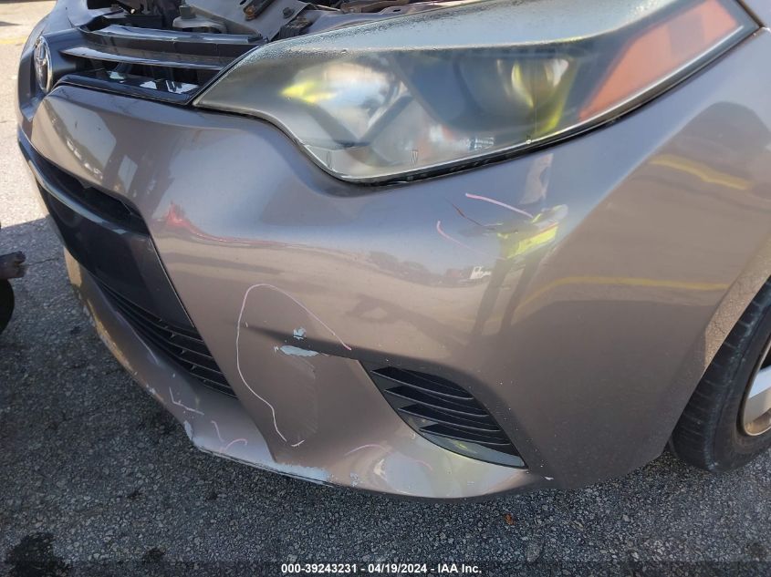 2015 Toyota Corolla Le VIN: 5YFBURHE8FP348970 Lot: 39243231