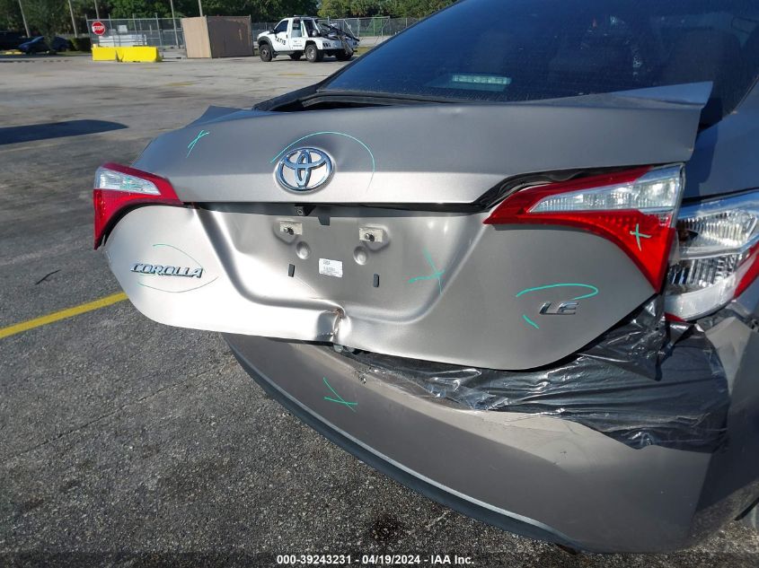 2015 Toyota Corolla Le VIN: 5YFBURHE8FP348970 Lot: 39243231