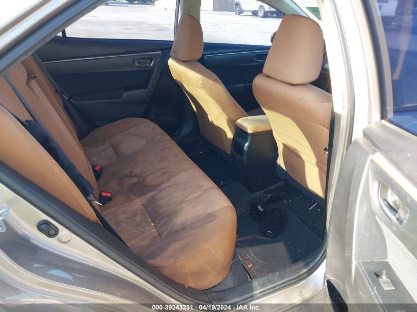 2015 Toyota Corolla Le VIN: 5YFBURHE8FP348970 Lot: 39243231