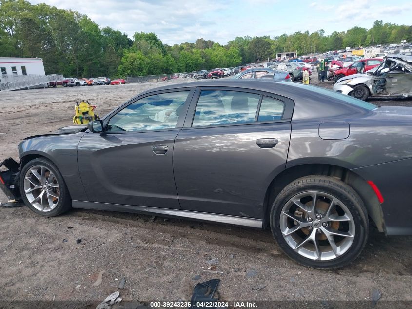 2021 Dodge Charger Gt Rwd VIN: 2C3CDXHG2MH617031 Lot: 39243236