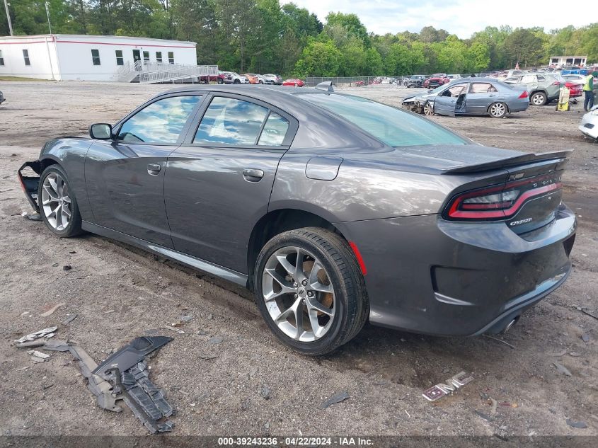 2021 Dodge Charger Gt Rwd VIN: 2C3CDXHG2MH617031 Lot: 39243236