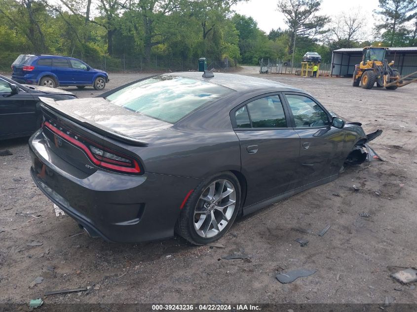 2021 Dodge Charger Gt Rwd VIN: 2C3CDXHG2MH617031 Lot: 39243236