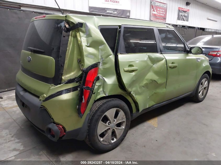 2014 Kia Soul VIN: KNDJN2A23E7727472 Lot: 39243257