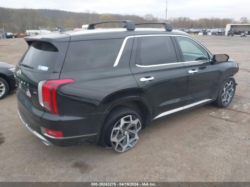 2022 Hyundai Palisade Calligraphy VIN: KM8R7DHE2NU377287 Lot: 39243275