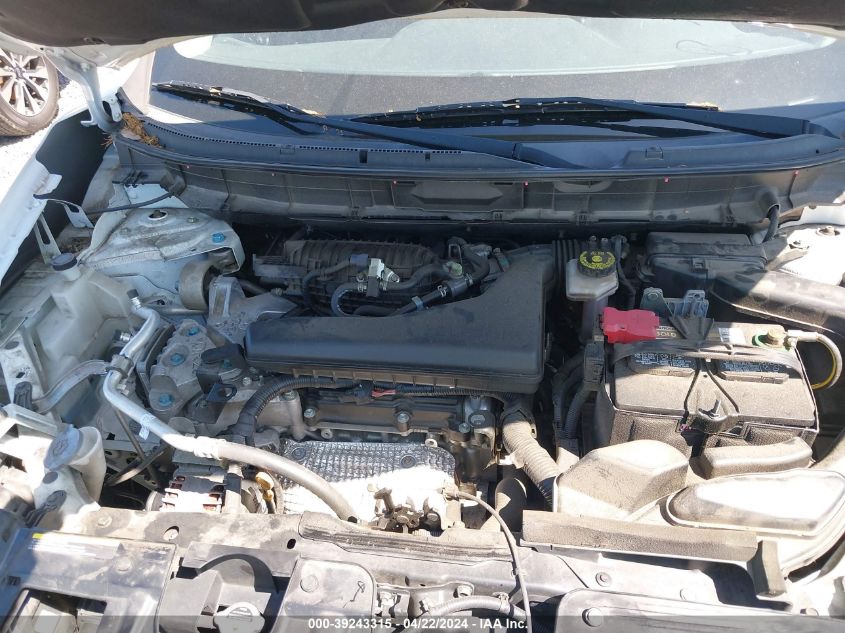 2016 Nissan Rogue Sv VIN: KNMAT2MTXGP597929 Lot: 39243315