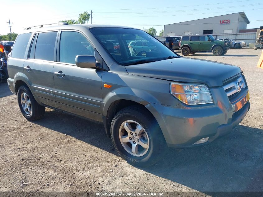 2008 Honda Pilot Ex-L VIN: 5FNYF18578B035963 Lot: 39243357