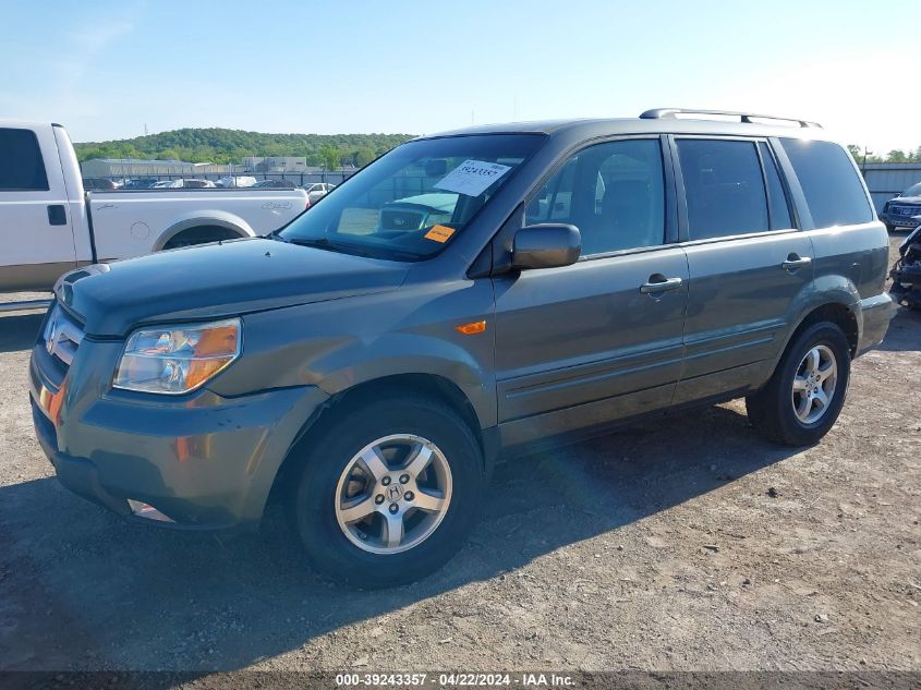 2008 Honda Pilot Ex-L VIN: 5FNYF18578B035963 Lot: 39243357